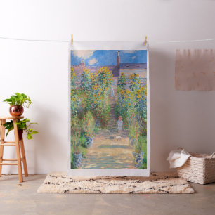 Claude Monet - The Artist's Garden at Vetheuil Fabric