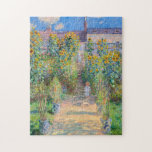 Claude Monet - The Artist's Garden at Vetheuil Jigsaw Puzzle<br><div class="desc">The Artist's Garden at Vetheuil / Le jardin de l'artiste a Vetheuil - Claude Monet,  Oil on Canvas, 1881</div>