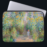 Claude Monet - The Artist's Garden at Vetheuil Laptop Sleeve<br><div class="desc">The Artist's Garden at Vetheuil / Le jardin de l'artiste a Vetheuil - Claude Monet,  Oil on Canvas, 1881</div>