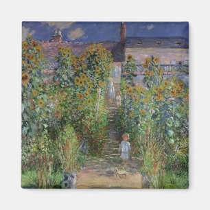 Claude Monet The Artist's Garden at Vetheuil Magnet