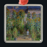 Claude Monet | The Artist's Garden at Vetheuil Metal Tree Decoration<br><div class="desc">The Artist's Garden at Vetheuil,  1880 | by Claude Monet | Art Location: National Gallery of Art,  Washington DC,  USA | French Artist | Image Collection Number: XIR37339</div>