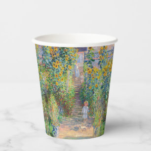 Claude Monet - The Artist's Garden at Vetheuil Paper Cups