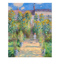 Claude Monet - The Artist's Garden at Vetheuil