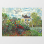 Claude Monet - The Artist's Garden in Argenteuil<br><div class="desc">The Artist's Garden in Argenteuil / A Corner of the Garden with Dahlias - Claude Monet,  Oil on Canvas,  1873</div>