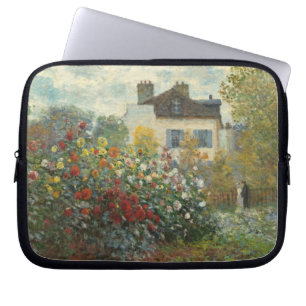 Claude Monet The Artist's Garden in Argenteuil Laptop Sleeve