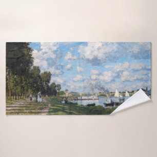 Claude Monet - The Basin at Argenteuil Bath Towel Set