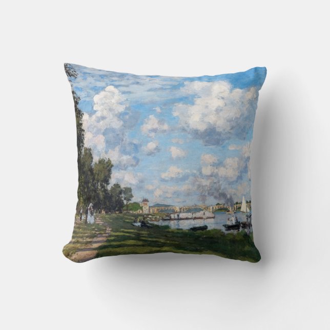 Claude Monet - The Basin at Argenteuil Cushion (Front)