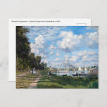 Claude Monet - The Basin at Argenteuil Postcard<br><div class="desc">The Basin at Argenteuil / Le Bassin d'Argenteuil by Claude Monet in 1872</div>