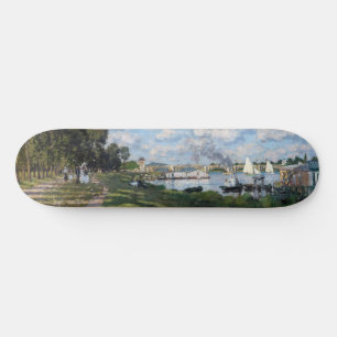 Claude Monet - The Basin at Argenteuil Skateboard