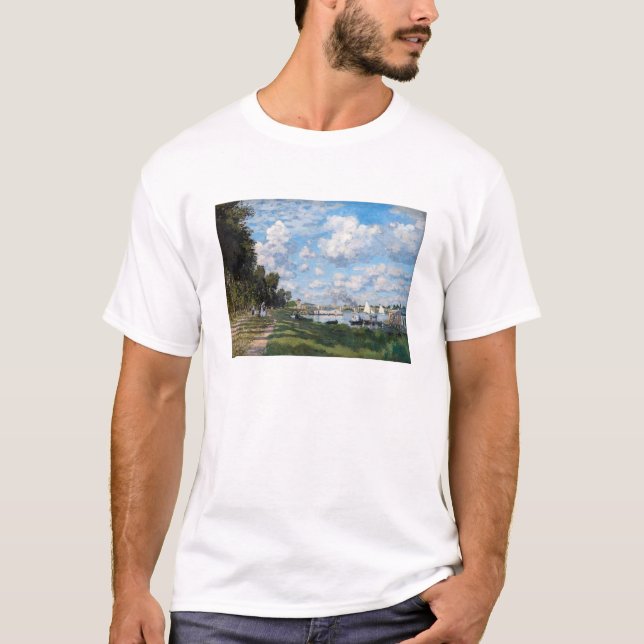 Claude Monet - The Basin at Argenteuil T-Shirt (Front)