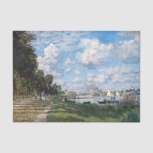 Claude Monet - The Basin at Argenteuil Tissue Paper