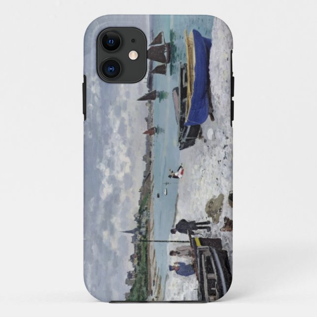 Claude Monet | The Beach at Sainte-Adresse Case-Mate iPhone Case (Back)