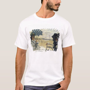 Claude Monet   The Beach at Trouville, 1870 T-Shirt