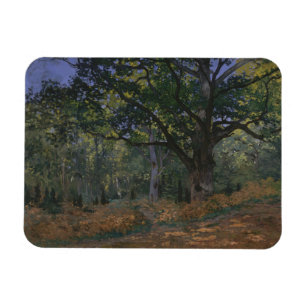 Claude Monet The Bodmer Oak, Fontainebleau Fores Magnet