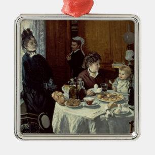 Claude Monet The Breakfast Metal Tree Decoration