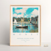Claude Monet The Bridge at Argenteuil Art Print