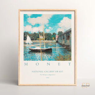 Claude Monet The Bridge at Argenteuil Art Print