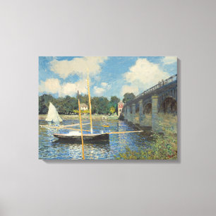 Claude Monet   The Bridge at Argenteuil Canvas Print