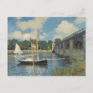 Claude Monet   The Bridge at Argenteuil Postcard