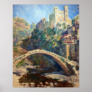 Claude Monet - The Castle of Dolceacqua Poster