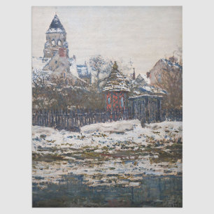 Claude Monet - The Church at Vetheuil Tissue Paper