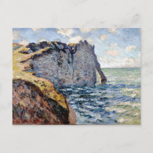 Claude Monet The Cliff of Aval, Etrétat Postcard