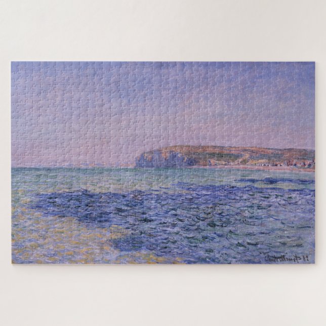 Claude Monet The Cliffs at Pourville Jigsaw Puzzle (Horizontal)