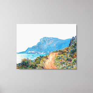 Claude Monet The Corniche near Monaco Canvas Print