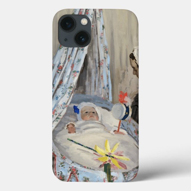 Claude Monet | The Cradle, Camille with Son Jean Case-Mate iPhone Case (Back)