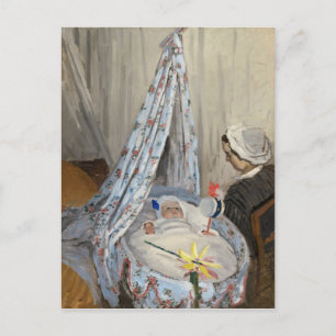 Claude Monet   The Cradle, Camille with Son Jean Postcard