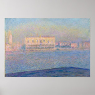 Claude Monet The Doge's Palace Seen from San Gio Poster