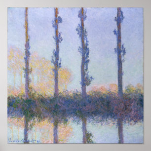 Claude Monet The Four Trees Poster