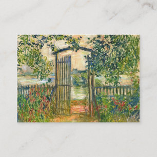 Claude Monet: The Garden Gate at Vetheuil Business Card