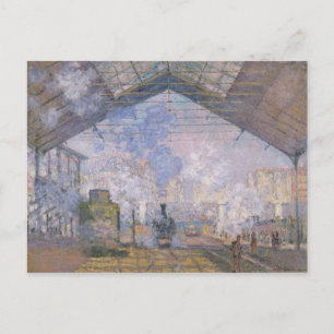 Claude Monet The Gare St. Lazare, 1877 Postcard