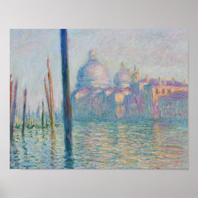 Claude Monet - The Grand Canal Poster (Front)