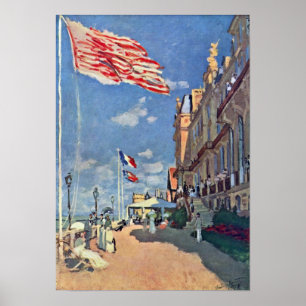 Claude Monet - The Hotel des Roches Noires Poster