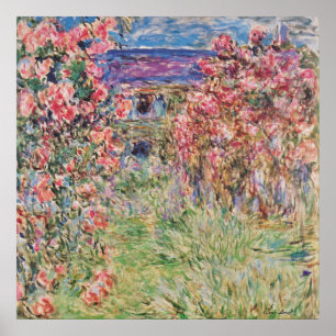 Claude Monet The House Among the Roses GalleryHD Poster
