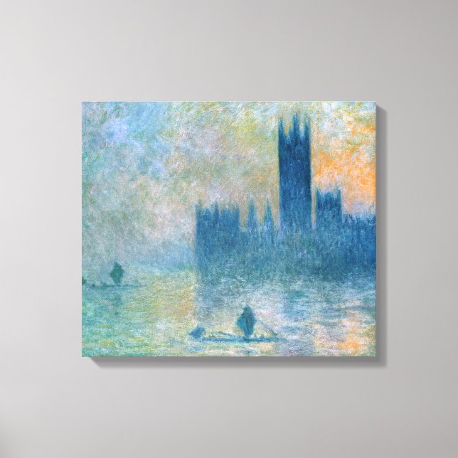 Claude Monet The Houses of Parliament Canvas Print (Front)