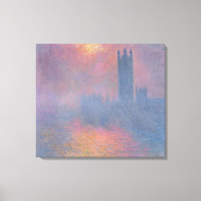Claude Monet | The Houses of Parliament, London Canvas Print (Front)
