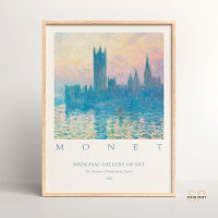 Claude Monet The Houses of Parliament Sunset Art