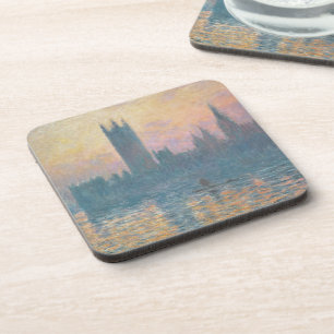 Claude Monet The Houses of Parliament, Sunset Coaster