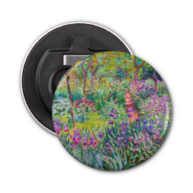 Claude Monet - The Iris Garden at Giverny Bottle Opener (Front)