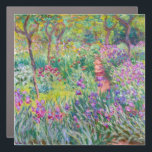 Claude Monet - The Iris Garden at Giverny Car Magnet<br><div class="desc">The Iris Garden at Giverny / The Artist's Garden at Giverny - Claude Monet,  1899-1900</div>