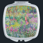 Claude Monet - The Iris Garden at Giverny Compact Mirror<br><div class="desc">The Iris Garden at Giverny / The Artist's Garden at Giverny - Claude Monet,  1899-1900</div>