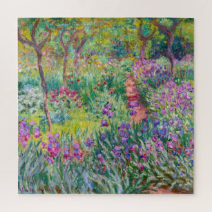 Claude Monet - The Iris Garden at Giverny Jigsaw Puzzle