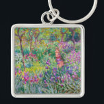 Claude Monet - The Iris Garden at Giverny Key Ring<br><div class="desc">The Iris Garden at Giverny / The Artist's Garden at Giverny - Claude Monet,  1899-1900</div>