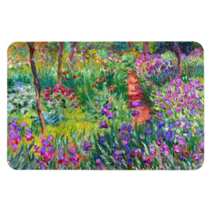 Claude Monet: The Iris Garden at Giverny Magnet