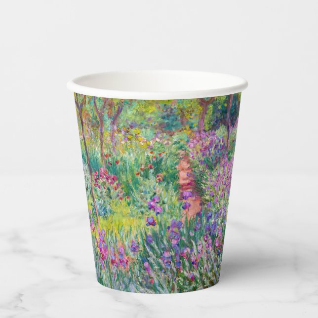 Claude Monet - The Iris Garden at Giverny Paper Cups (Front)