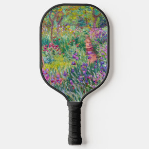 Claude Monet - The Iris Garden at Giverny Pickleball Paddle