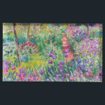 Claude Monet - The Iris Garden at Giverny Place Card Holder<br><div class="desc">The Iris Garden at Giverny / The Artist's Garden at Giverny - Claude Monet,  1899-1900</div>